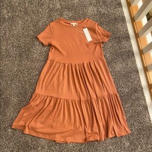 LIGHT PINK t-shirt dress